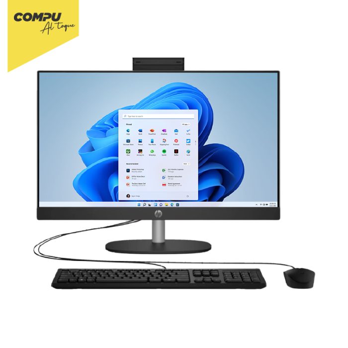 AIO HP PROONE 240 G10 / I5-1334U / 16GB / SSD512GB / 23.8” / FREEDOS / B88BKAT - Imagen 1